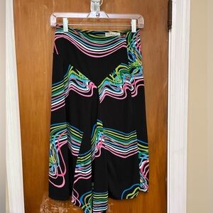 Women’s Skirt with Multicolor Stripes. S‎